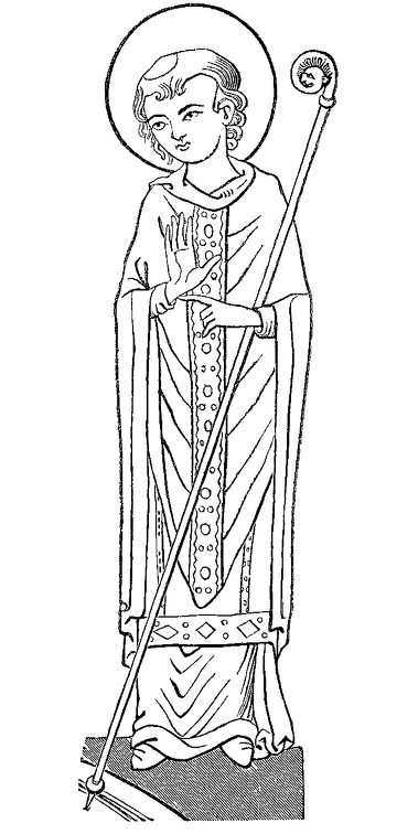 Costume of a bishop