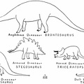 Outline Restorations of Dinosaurs