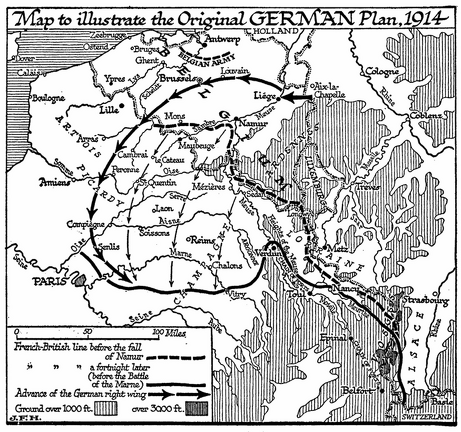 The Original German Plan, 1914