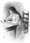 Young Lady writing