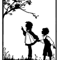 Boy and Girl looking at birds in a tree.png