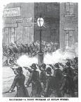 Baltimore - A night skirmish at Eutaw Street