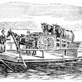 Horse-boat at Empy’s Ferry, Osnabruck, Ontario