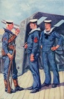 Uniforms of the British Navy -  A.B. (Marching Order), 1st Class Petty Officer, Stoker