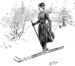 Norwegian snowshoer