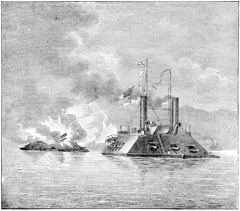 Gunboats on Western River