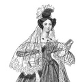 Paris Evening Dress 1833