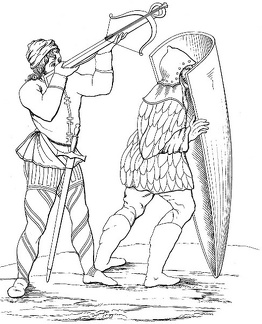 A Cross bow man and his Paviser
