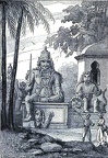 Ancient idols near Pondicherry
