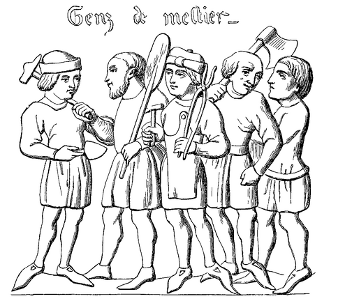 Craftsmen in the 14th Century