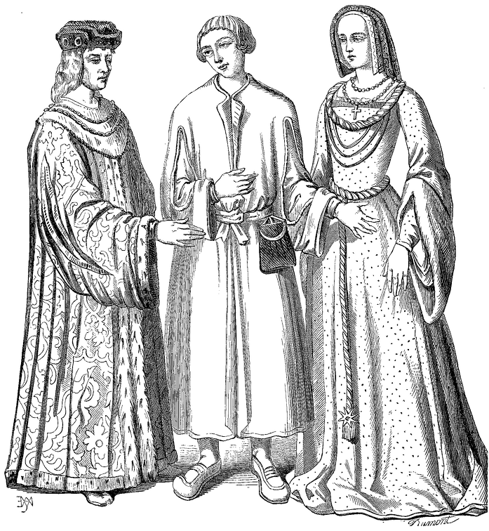 Nobleman Merchant and lady