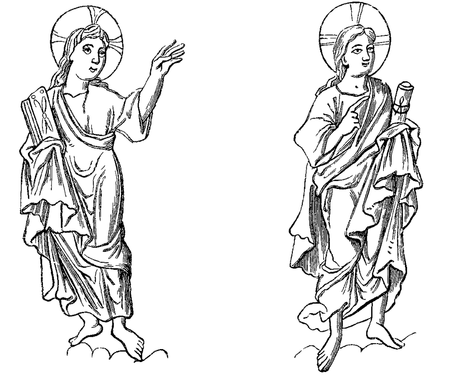 Saints in the costume of the sixth century.png