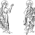 Saints in the costume of the sixth century