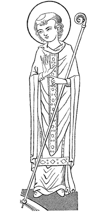 Costume of a bishop