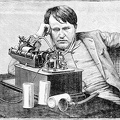 Edison with his Phonograph