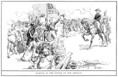 Jackson at the battle of New Orleans