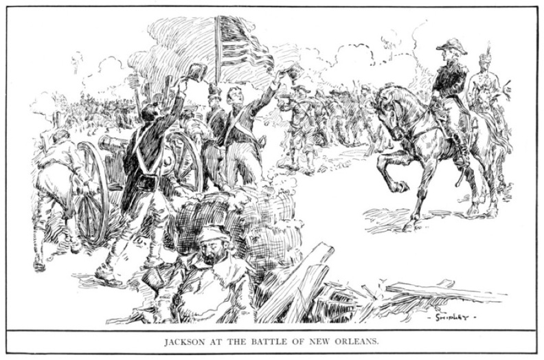 Jackson at the battle of New Orleans