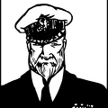 Captain with Beard