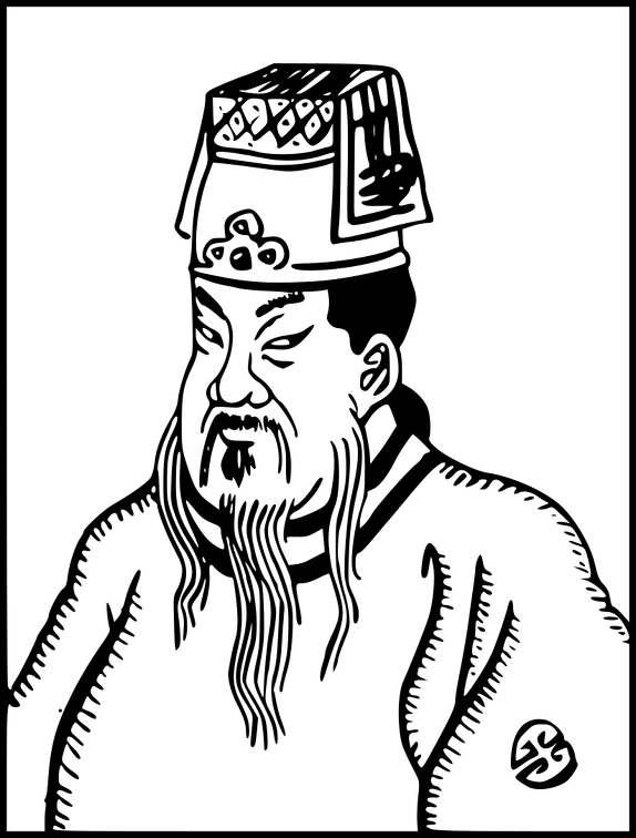 Chinaman with beard