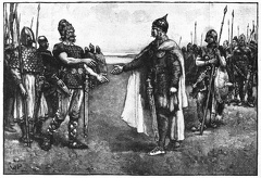 Meeting of Edmund Ironside and Canute on the island of Olney