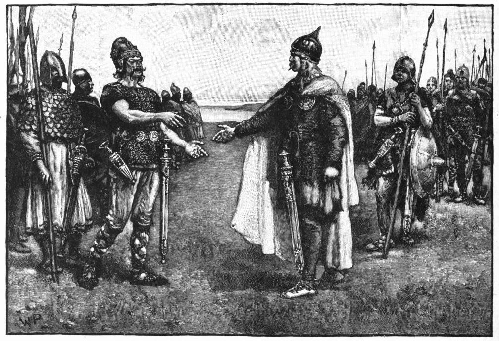 Meeting of Edmund Ironside and Canute on the island of Olney.jpg