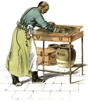 A tradesman with his swan-pan