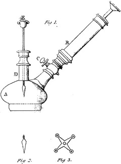 Demours’ device for combining cup, scarifier and exhausting apparatus