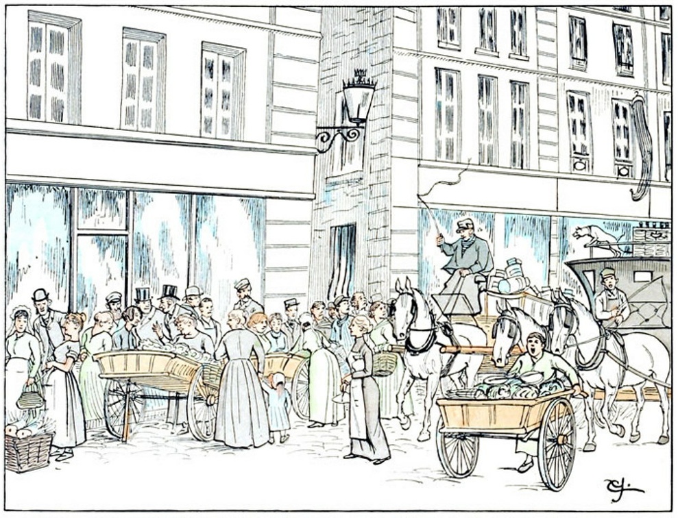 Ambulant Merchants ( Rue Montmartre )