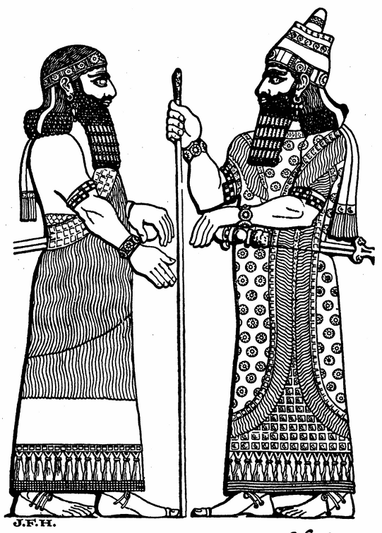 An Assyrian King and His Chief Minister.png