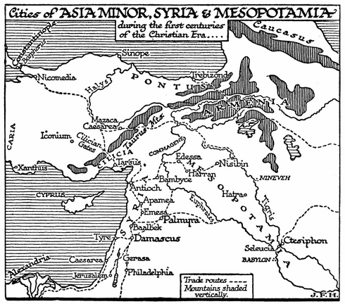 Asia Minor, Syria, and Mesopotamia
