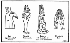 Egyptian Gods—Set, Anubis, Typhon, Bes