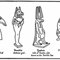 Egyptian Gods—Set, Anubis, Typhon, Bes