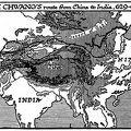 Yuan Chwang’s Route from China to India