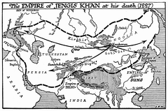 Empire of Jengis Khan, 1227