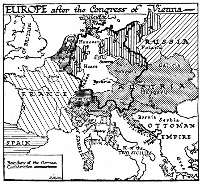 Europe after the Congress of Vienna