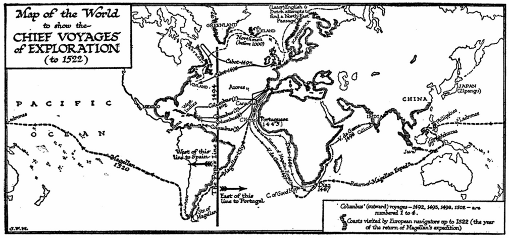 The Chief Voyages of Exploration up to 1522.png