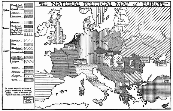 The Natural Political Map of Europe