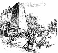 The Indian Massacre At Falling Creek, March 22 1622