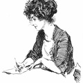 Young Lady Writing
