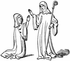 Benedictine Abbess and Nun