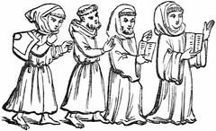 Costumes of the Four Orders of Friars