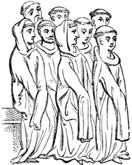 Group of Cistercian Monks