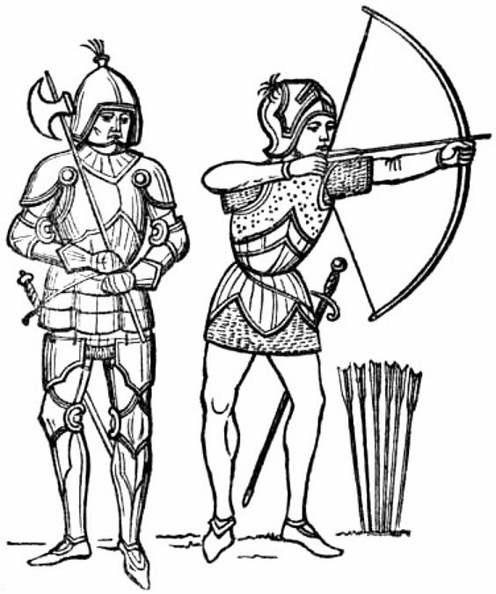 Man-at-Arms and Archer of the Fifteenth Century.jpg