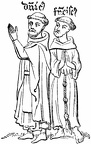Saint Dominic and Saint Francis