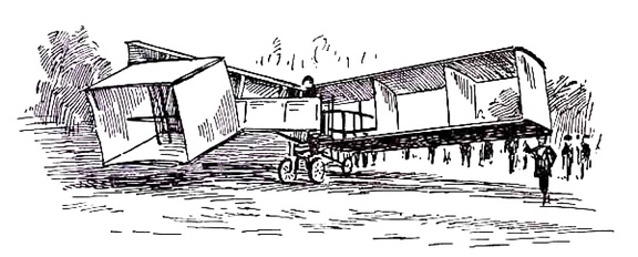 Santos-Dumont’s Biplane which flew at Bagetelle