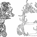 Typical Elaborated Serpents of the Mayas