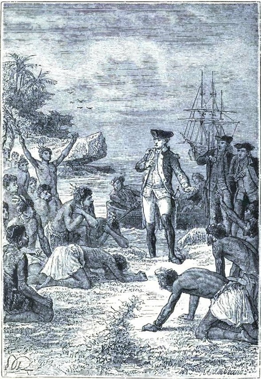 Cook's reception by the natives