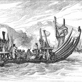 Tahitian fleet off Oparee