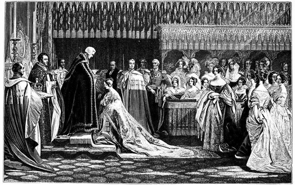 The Queen Receiving the Sacrament at her Coronation