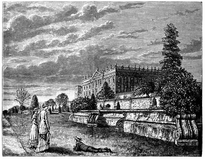 Chatsworth House, from the South-West